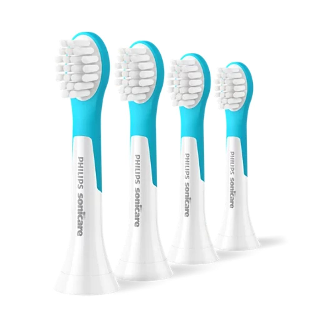 Philips Aufsteckzahnbürste Sonicare For Kids 3+ / HX6034/90 Blau/Weiß 4-Pack