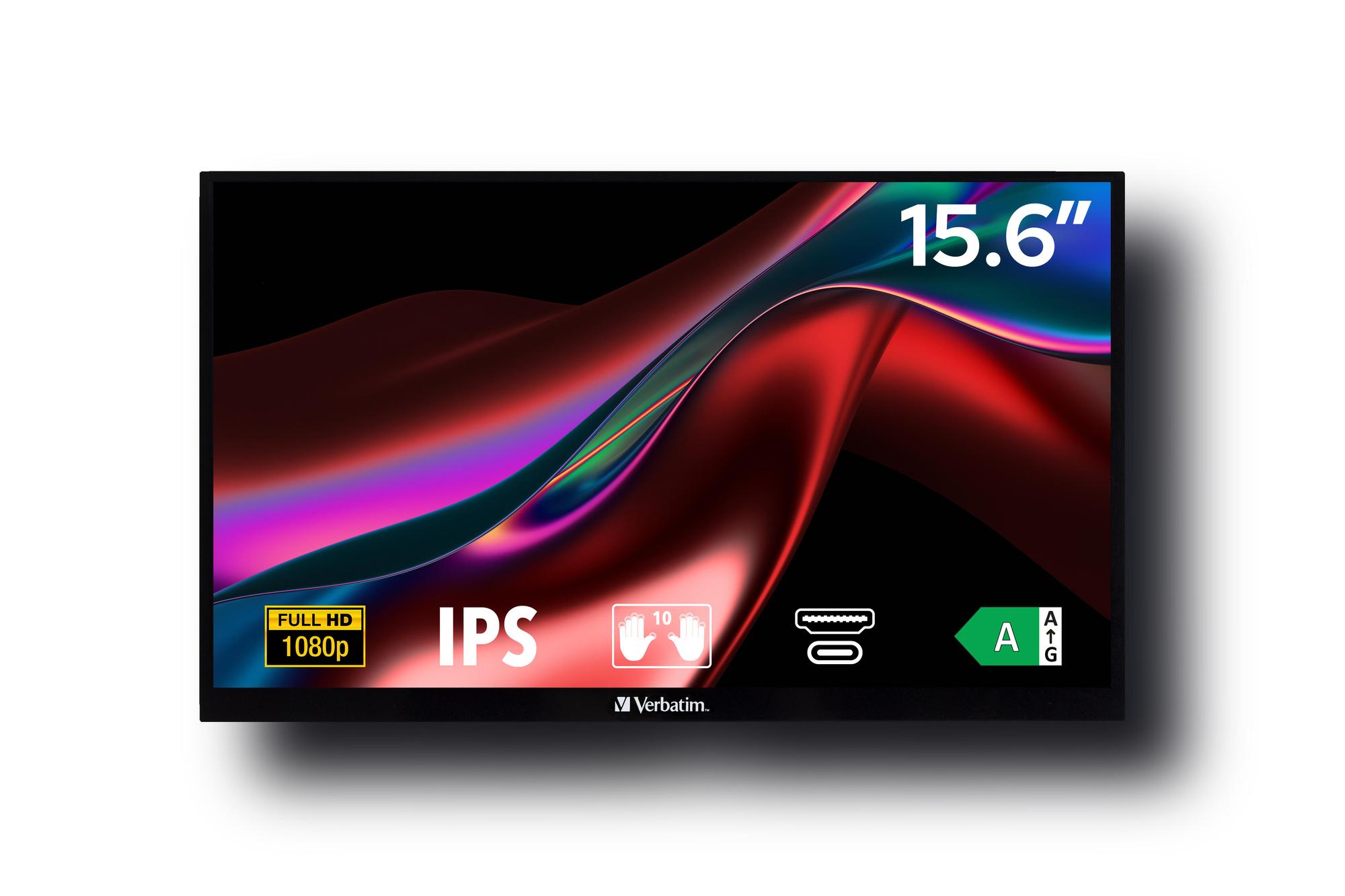 Verbatim Monitor PMT-15 / 49592 Black 39.6 cm (15.6")