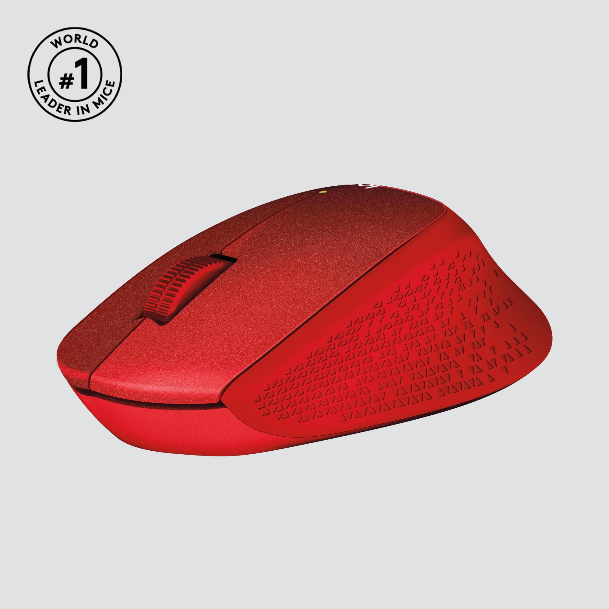 Logitech Maus M330 Silent Plus / 910-004911 Rot