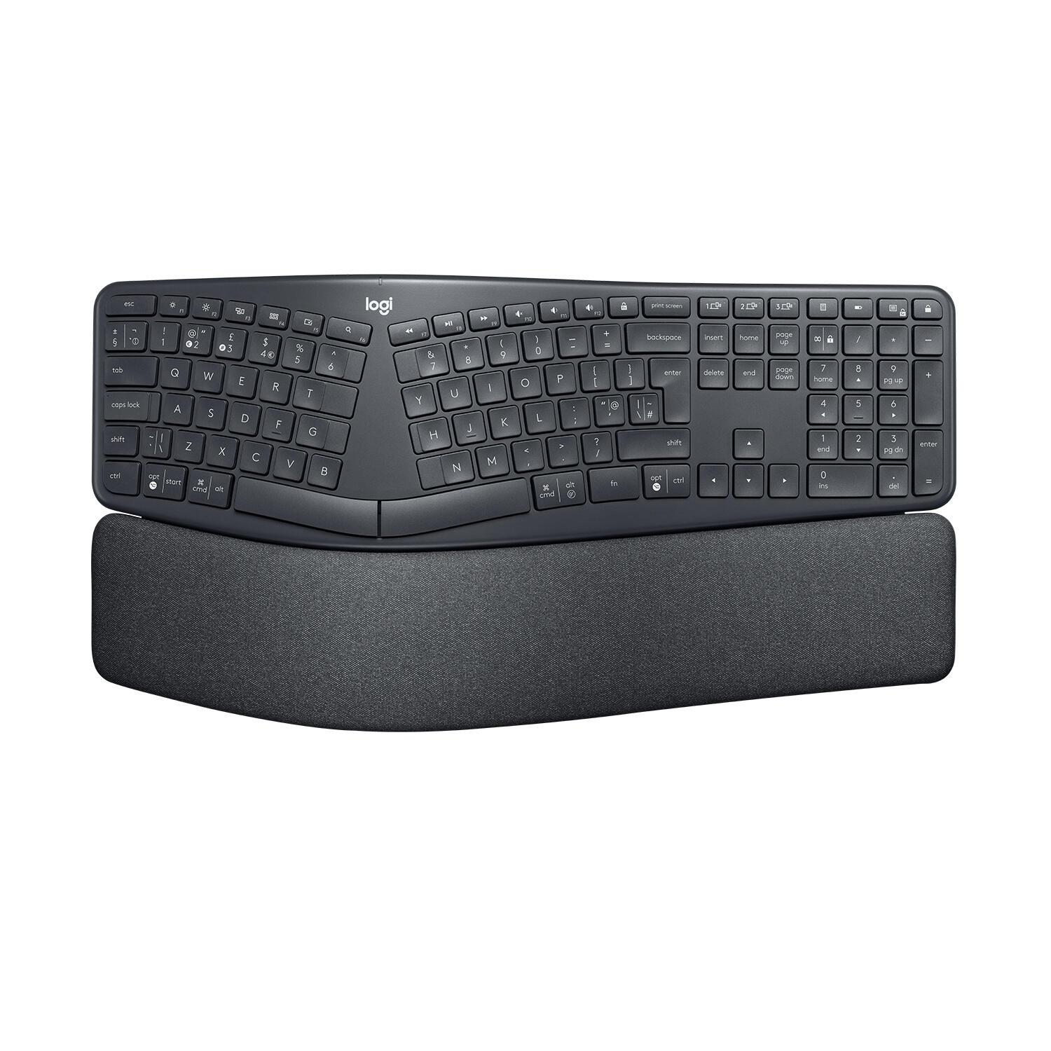 Logitech Teclado K860 Ergo / 920-010108 Grafito