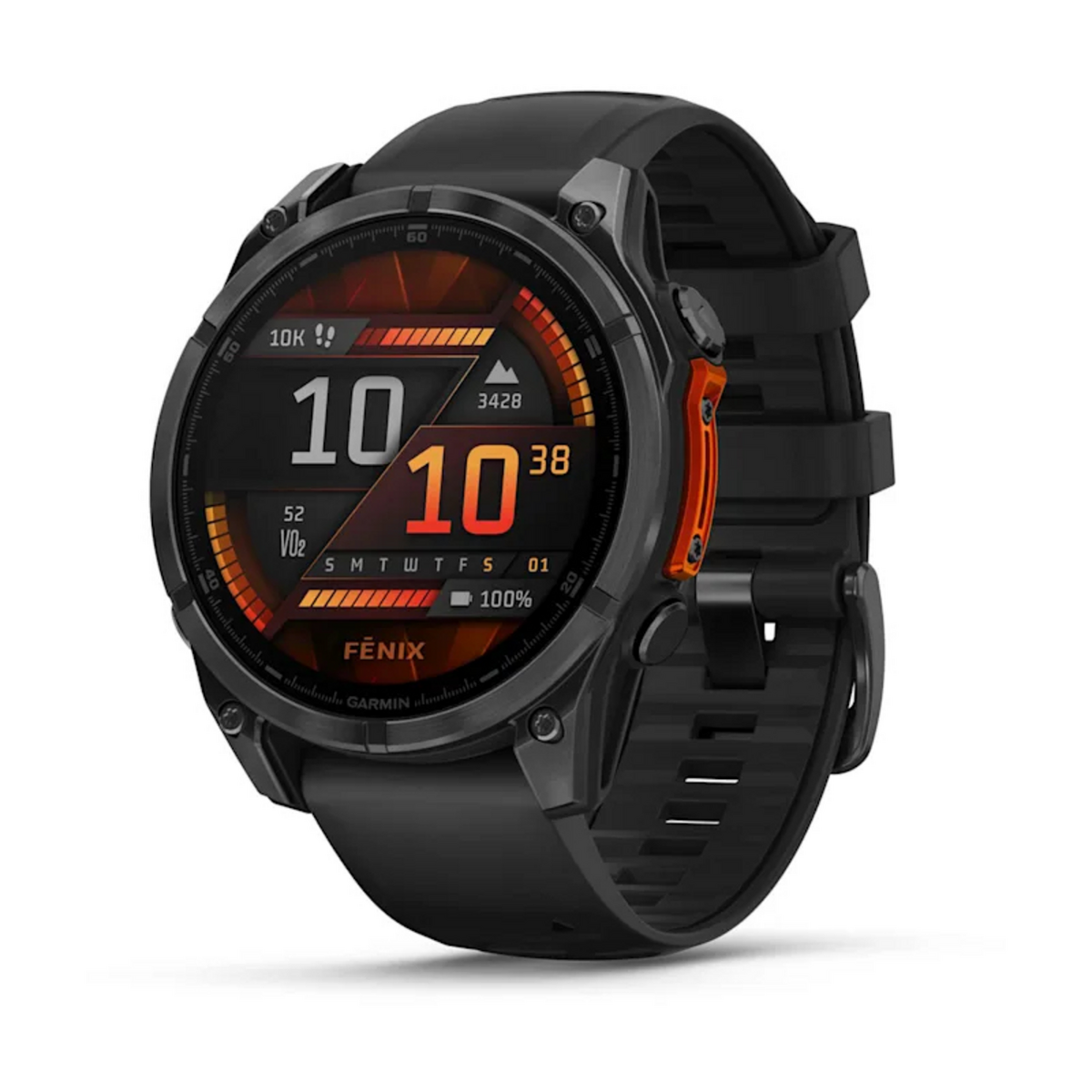 Garmin Para llevar fenix 8 Sapphire / 010-02904-21 Negro