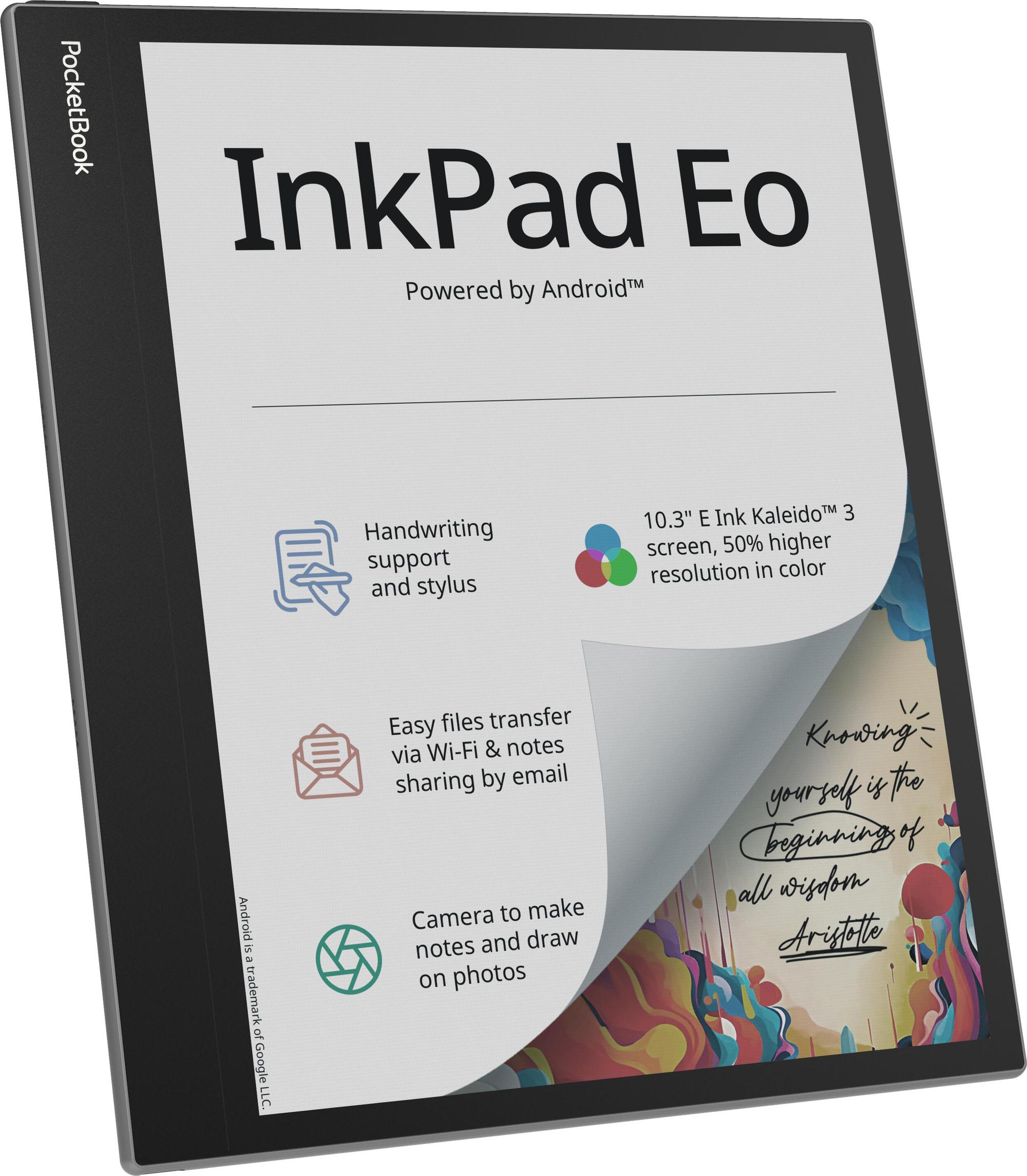 PocketBook lettore di eBook InkPad Eo EU / PB1042-M-WW Nero, grigio XL 26,2 cm (10,3")