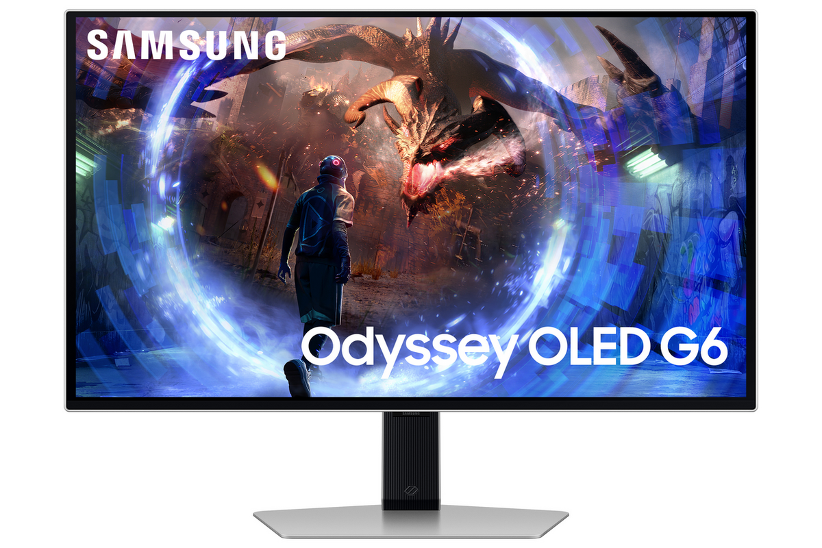 Samsung Monitor Odyssey OLED G6 S27DG602SU / LS27DG602SUXEN Argento" "(27 ")""