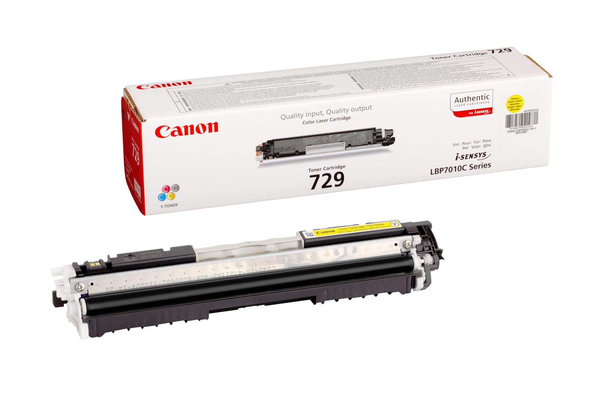 Canon Toner 729 / 4367B002 Jaune Standard
