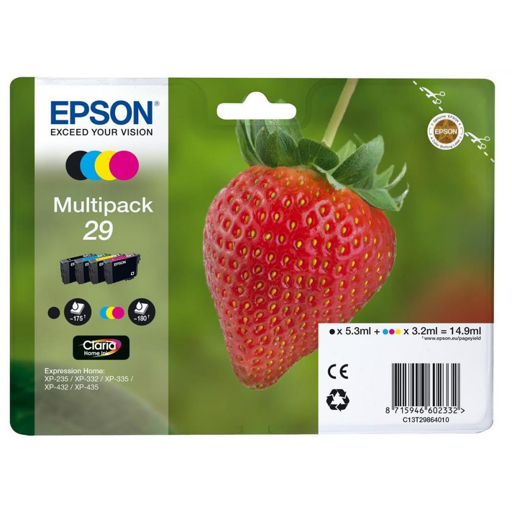 Epson Tinta 29 / C13T29864012 BK,C,M,Y Multipack