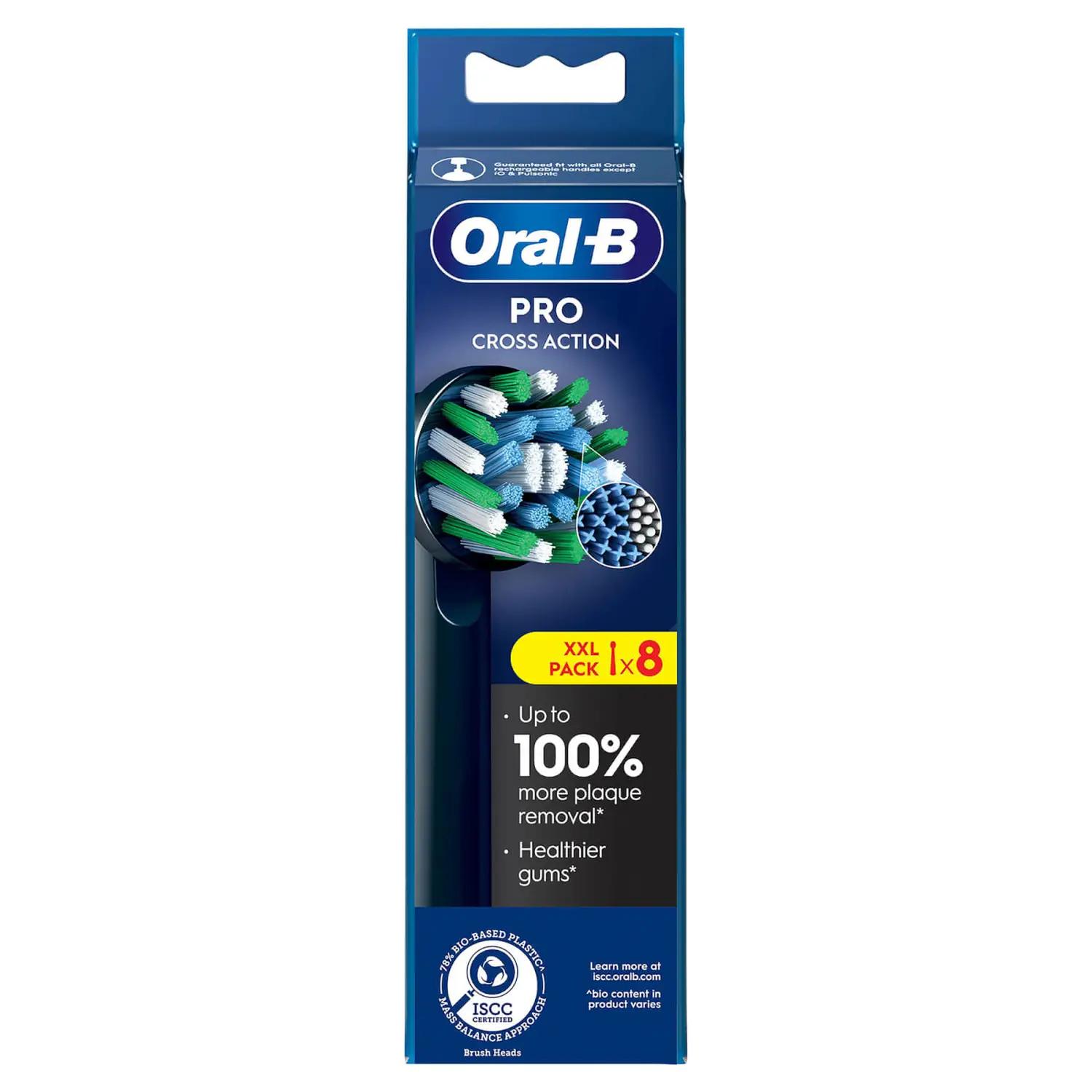 Oral-B Aufsteckzahnbürste Pro Cross Action / 893388 Schwarz