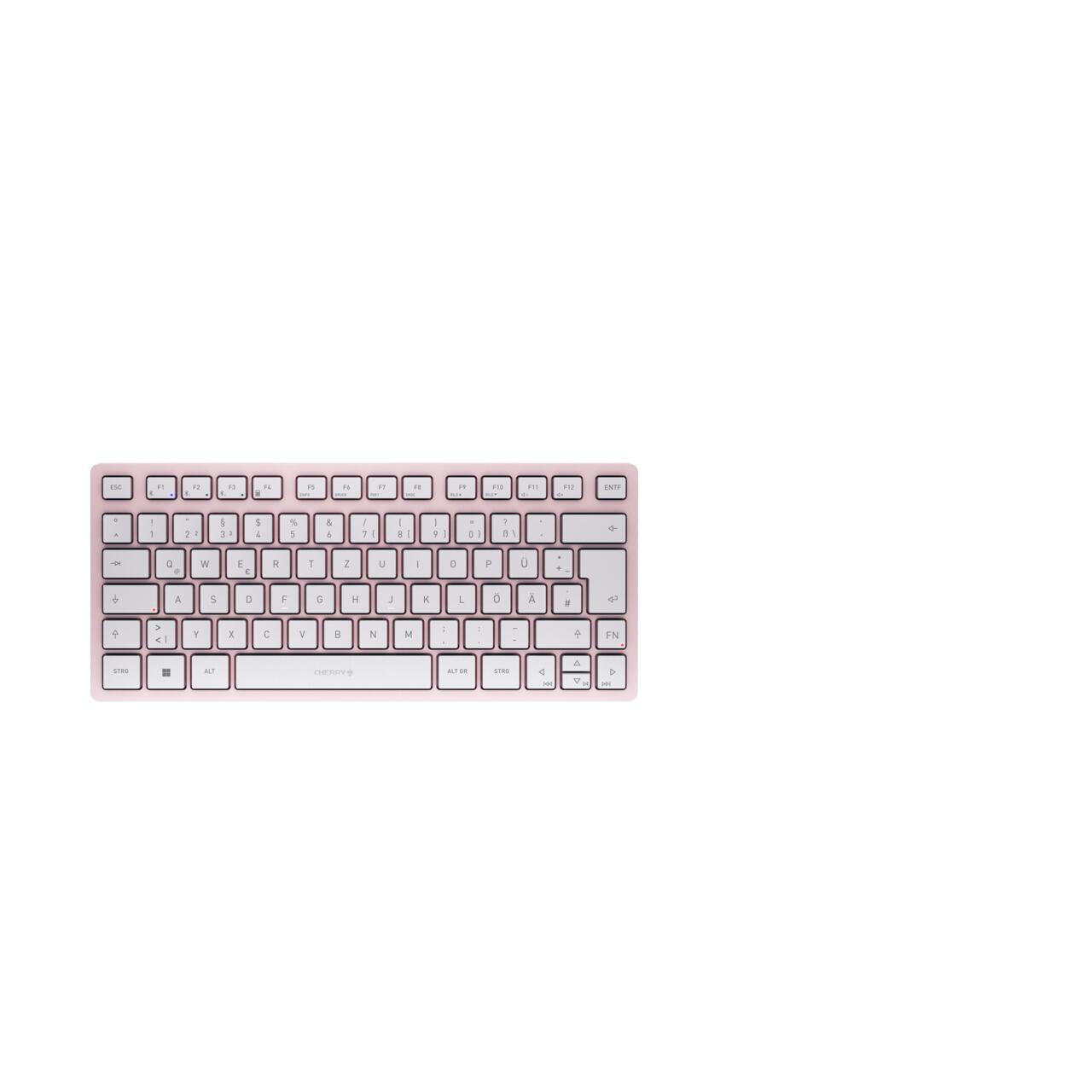 CHERRY Tastatur KW 7100 Mini BT / JK-7100DE-19 Pink