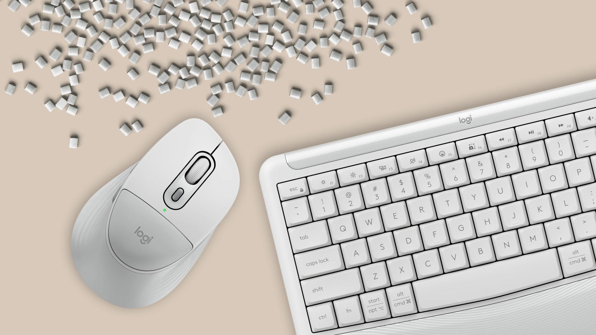 Logitech Set de ratón y teclado Signature Comfort Plus Combo MK880 / 920-014025 Blanco
