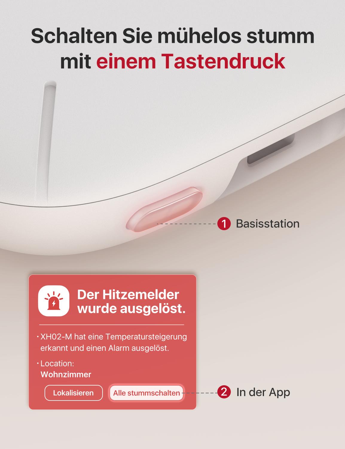 X-Sense Hitzemelder XH02-M / ZASXS00128WEU Weiß