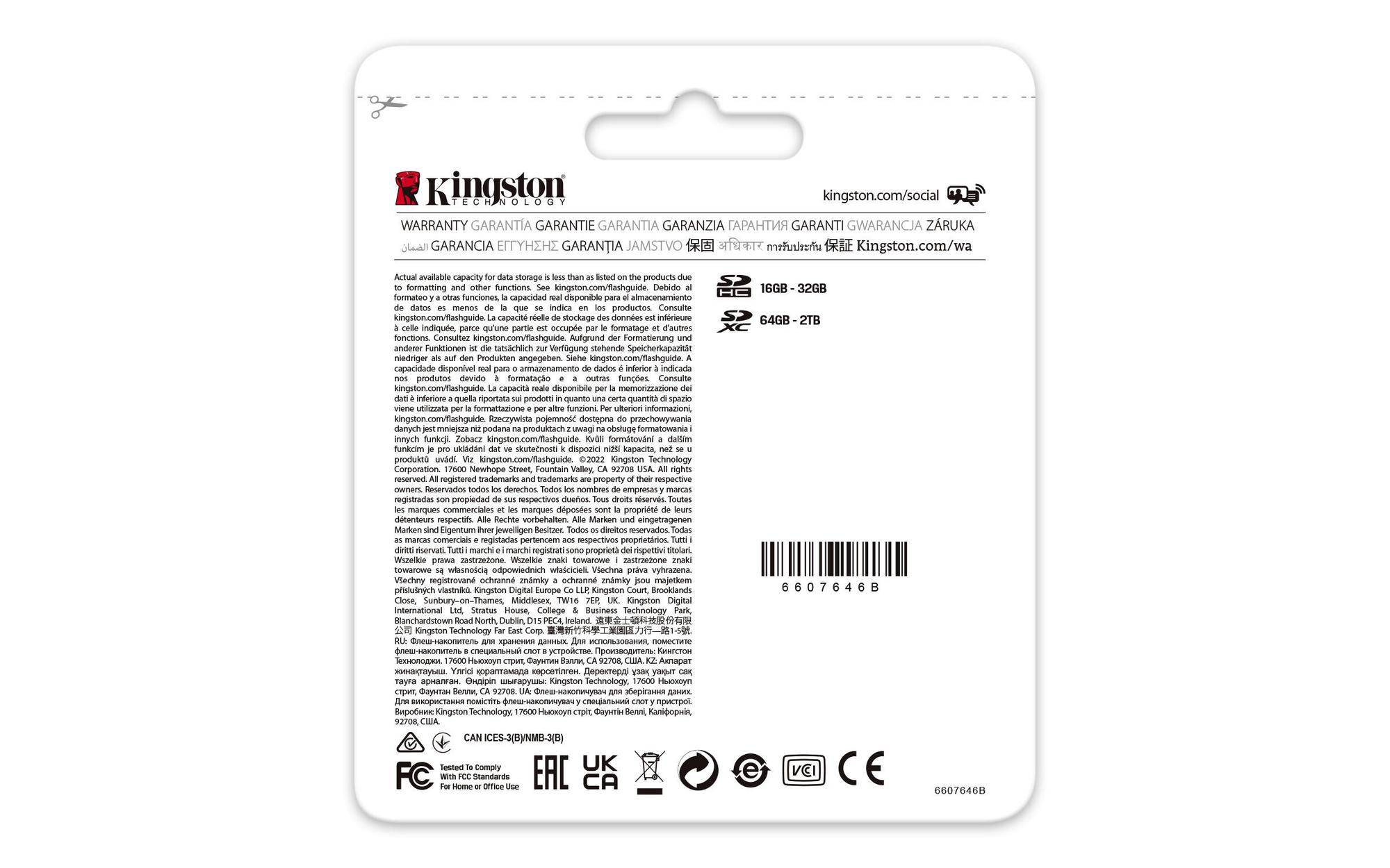 Kingston Scheda SD Canvas React Plus 256GB V90 / SDR2/256GB Nero