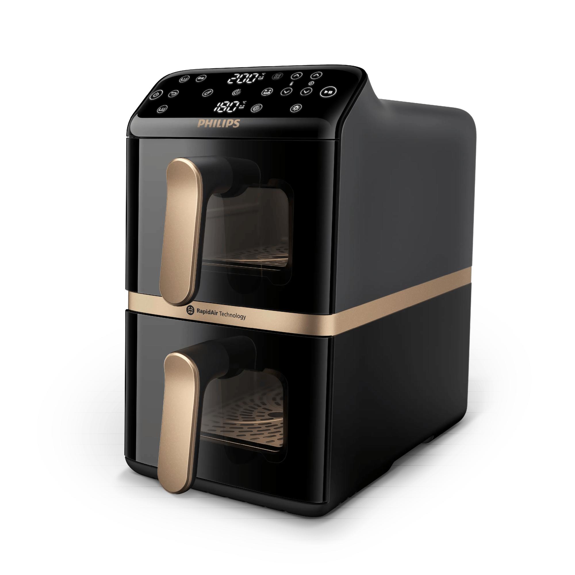 Philips Heißluft Fritteuse 4000 Series / NA462/70 Schwarz