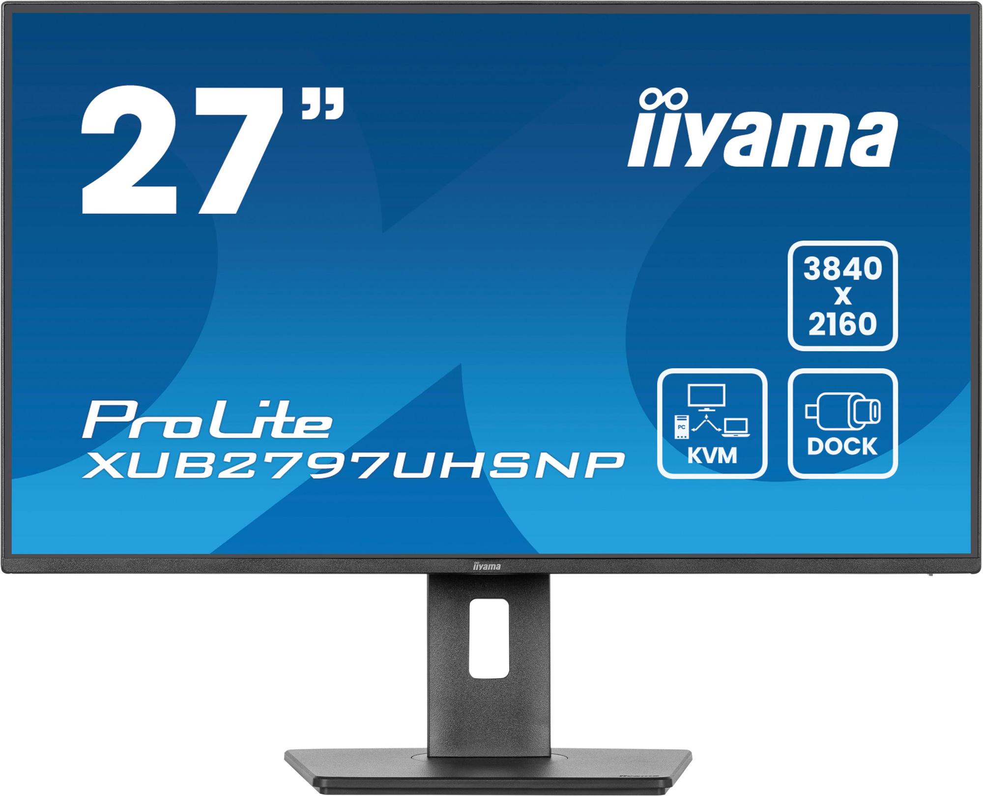 iiyama Monitor ProLite XUB2797UHSNP / XUB2797UHSNP-B1 Negro 68,6 cm (27")