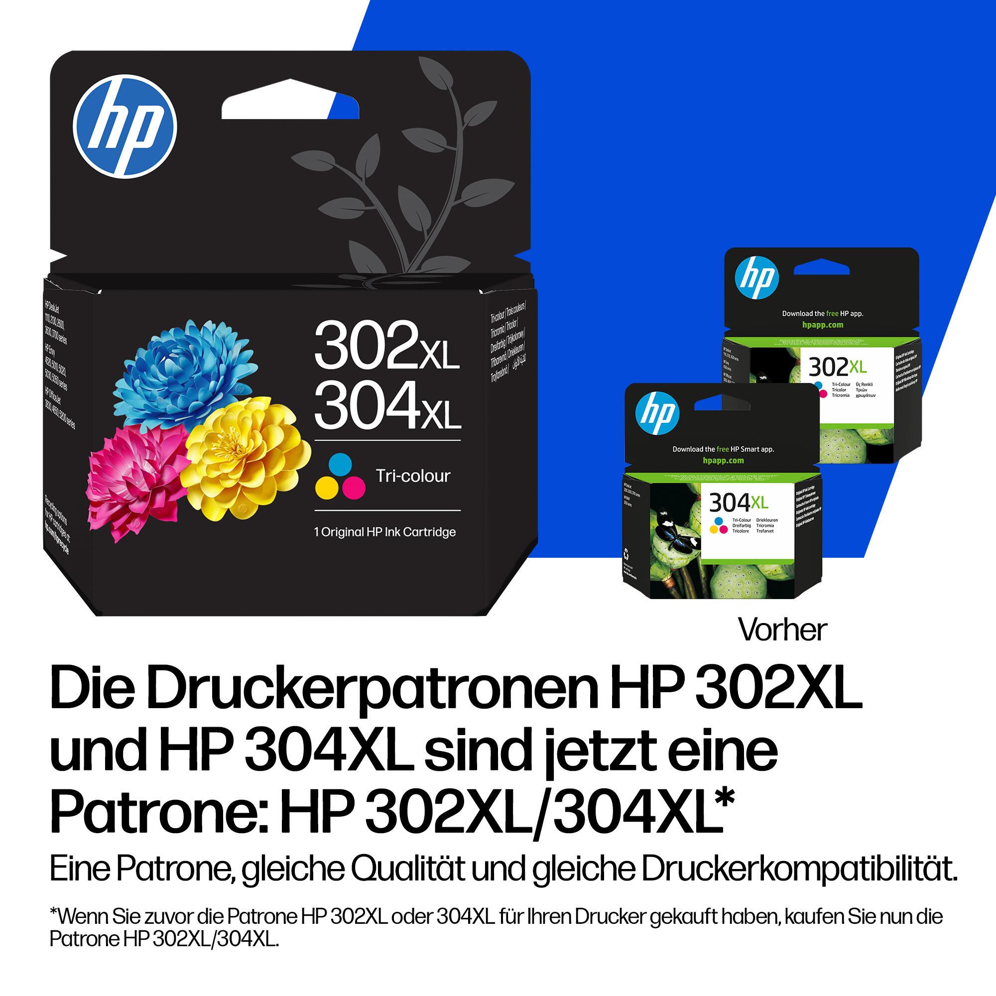 HP Tinta 302/304 / B82L1AE BK,C,M,Y