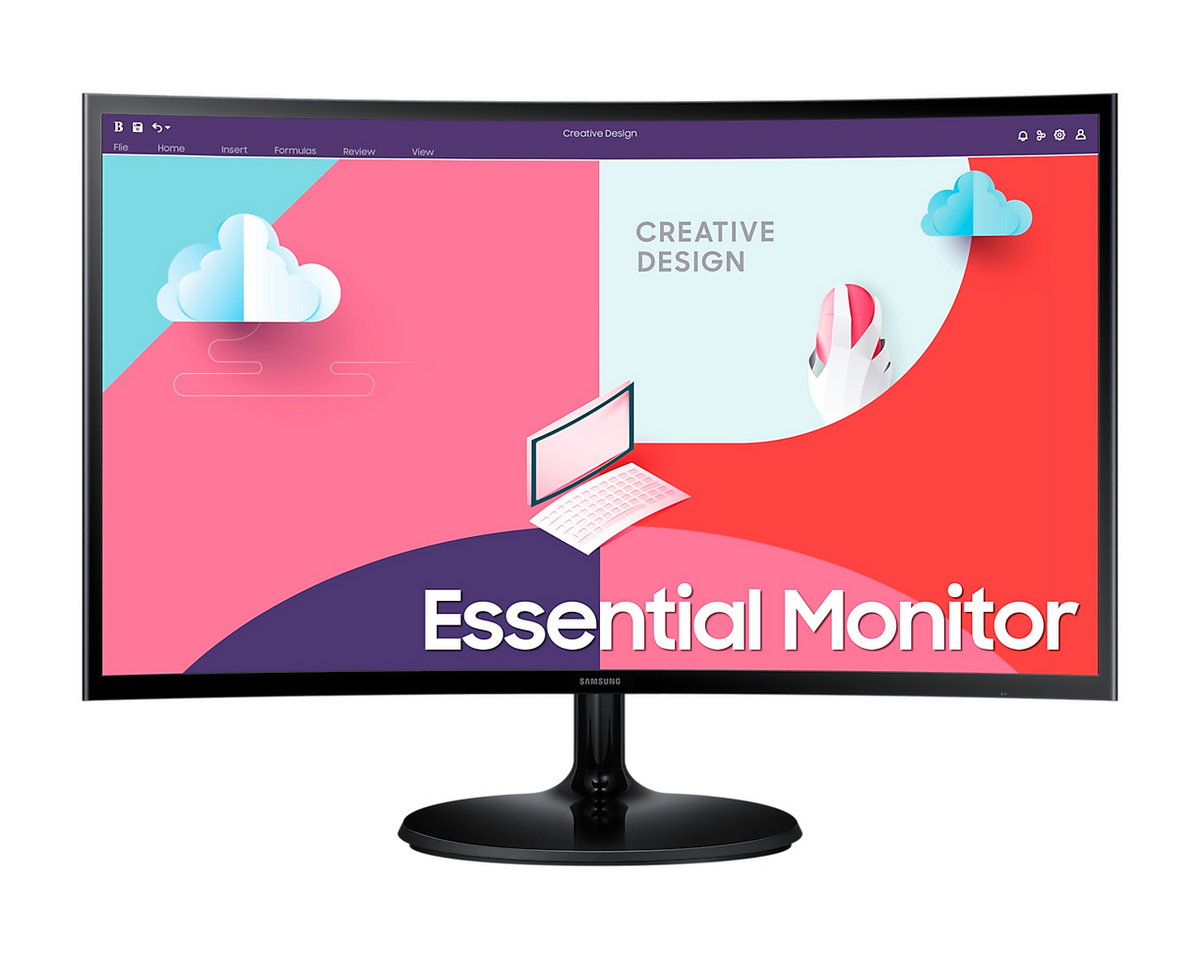 Samsung Monitor Essential LS24C364EAU / LS24C364EAUXEN Nero" "(24 ")"""