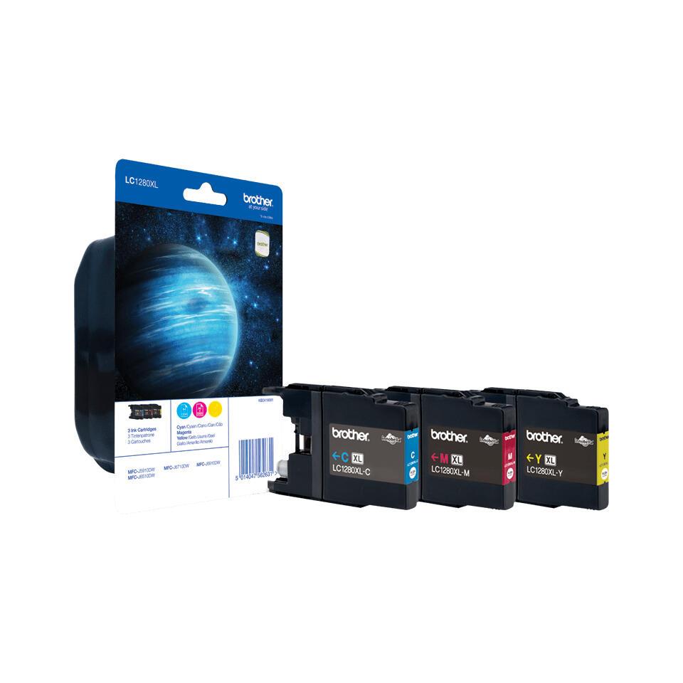 Brother Tinta LC-1280XLRBWBP / LC1280XLRBWBP C,M,Y XL Multipack