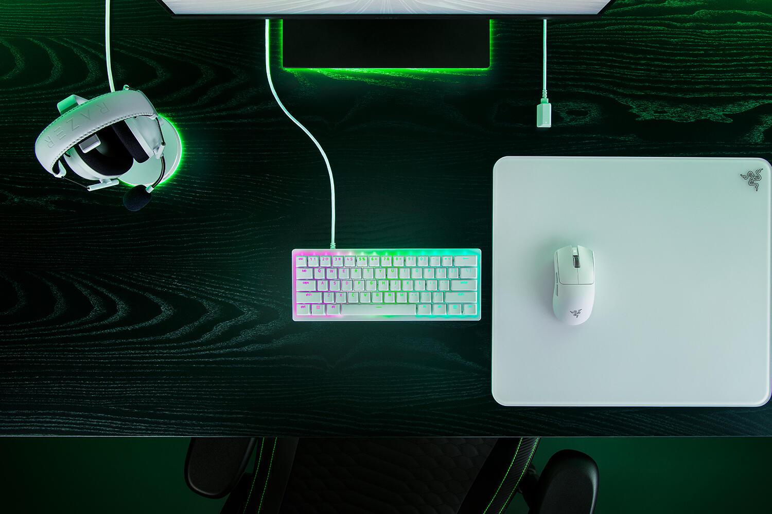 Razer Tastatur Huntsman V3 Pro Mini / RZ03-04990100-R3M1 Weiß