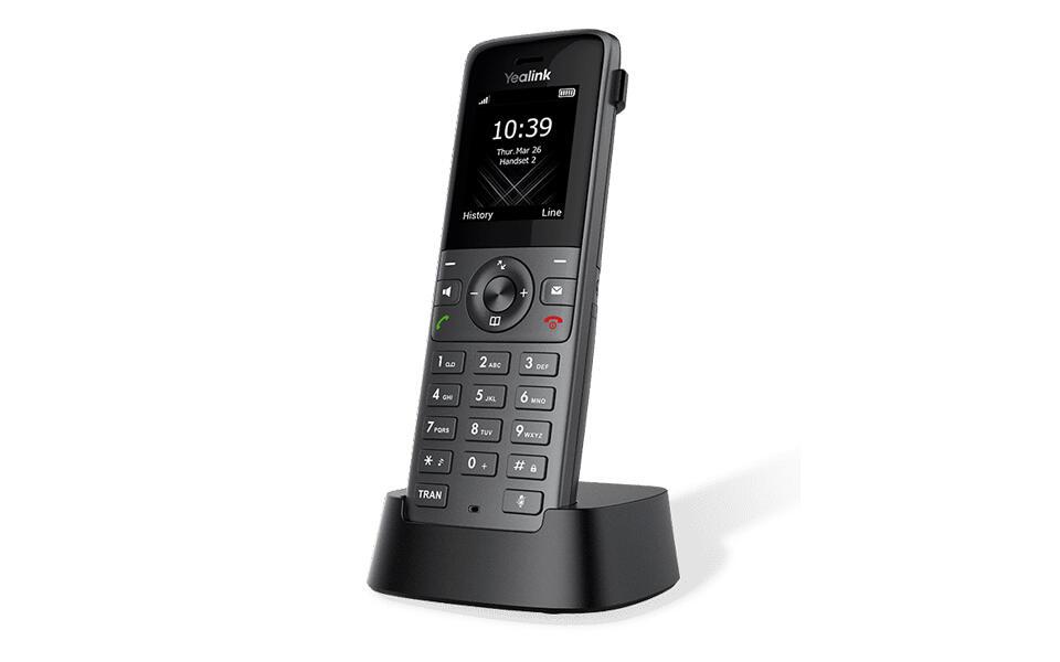 Yealink Teléfono W73H / 1302021 Negro 4,57 cm (1,8")