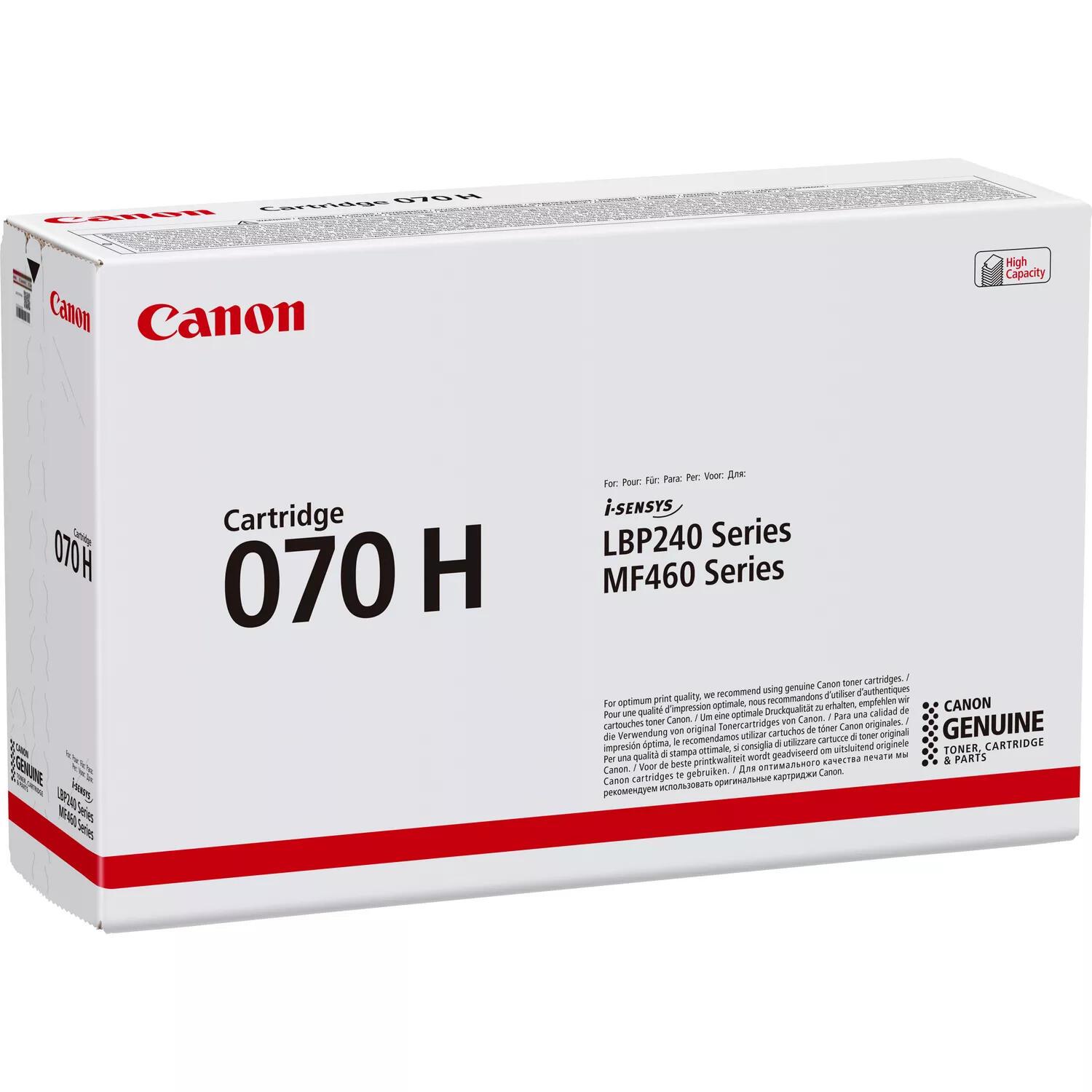 Canon Tóner 070H / 5640C002 Negro XL