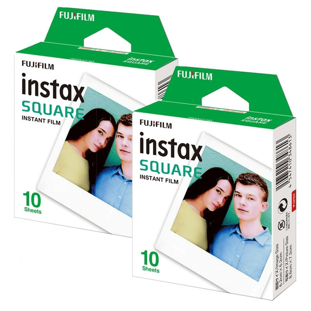 Fujifilm Papier instax SQUARE 2x10 / 16576520 Weiß