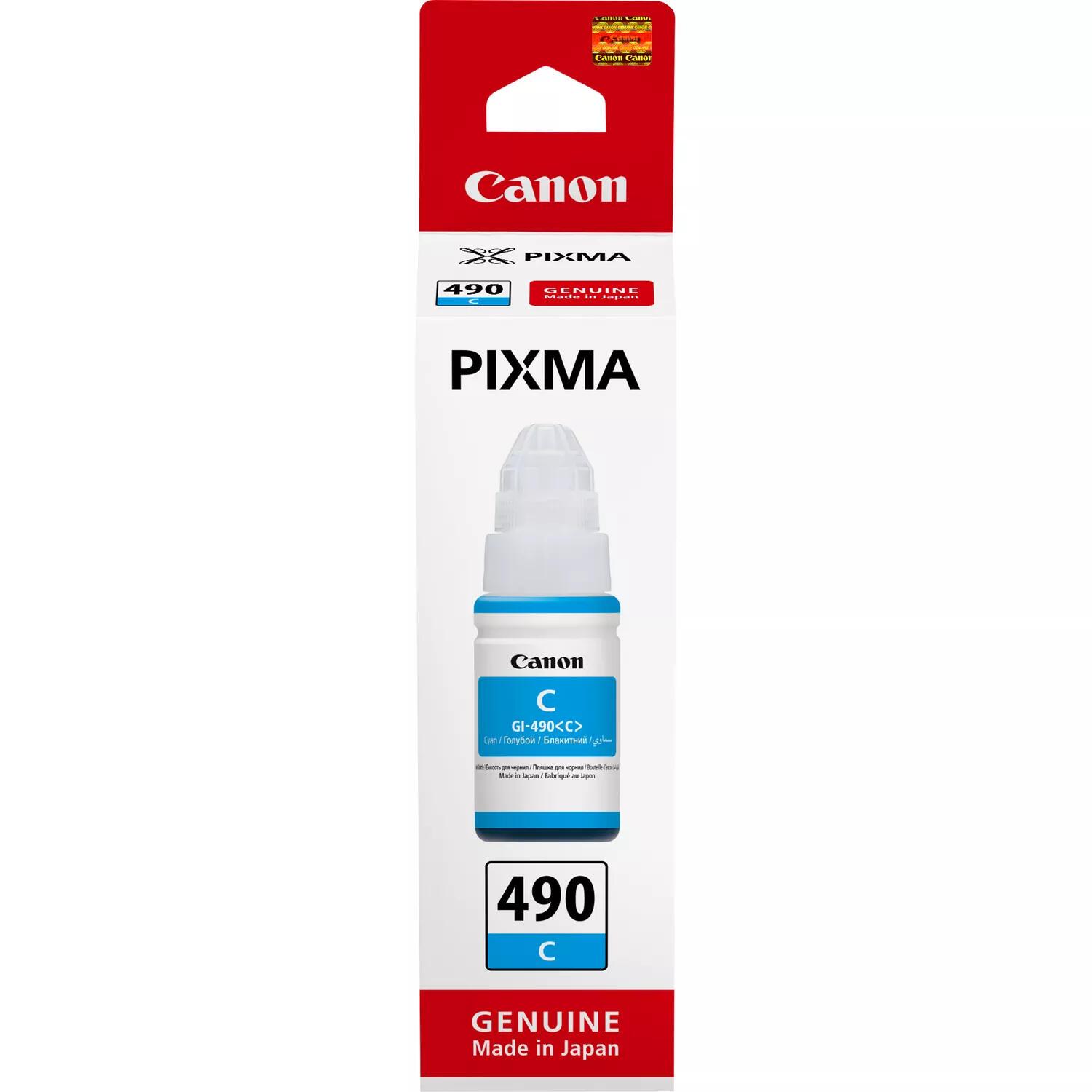 Canon Tinta GI-490C / 0664C001 Cian