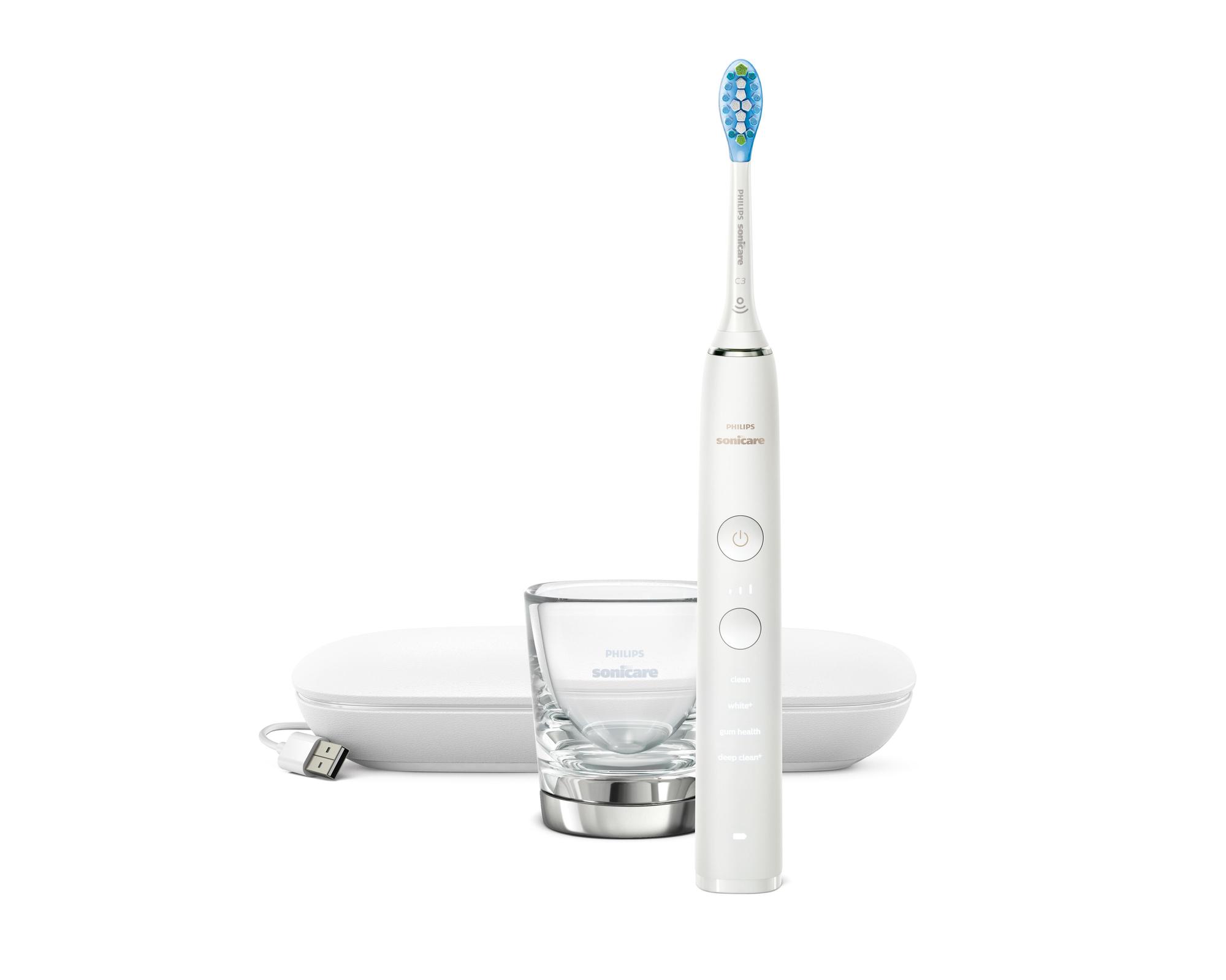 Philips Spazzolino da denti Sonicare DiamondClean 9000 / HX9911/27 Bianco