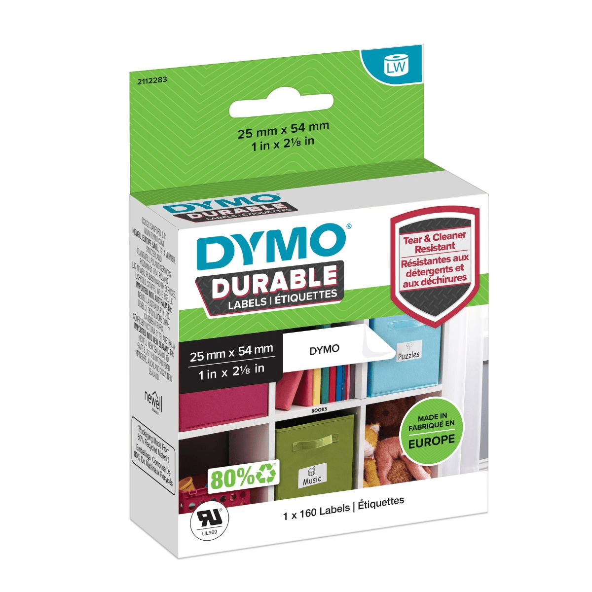 Dymo Label 2112283 White