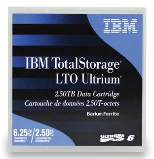 IBM LTO tape LTO-6 Ultrium / 00V7590 Black
