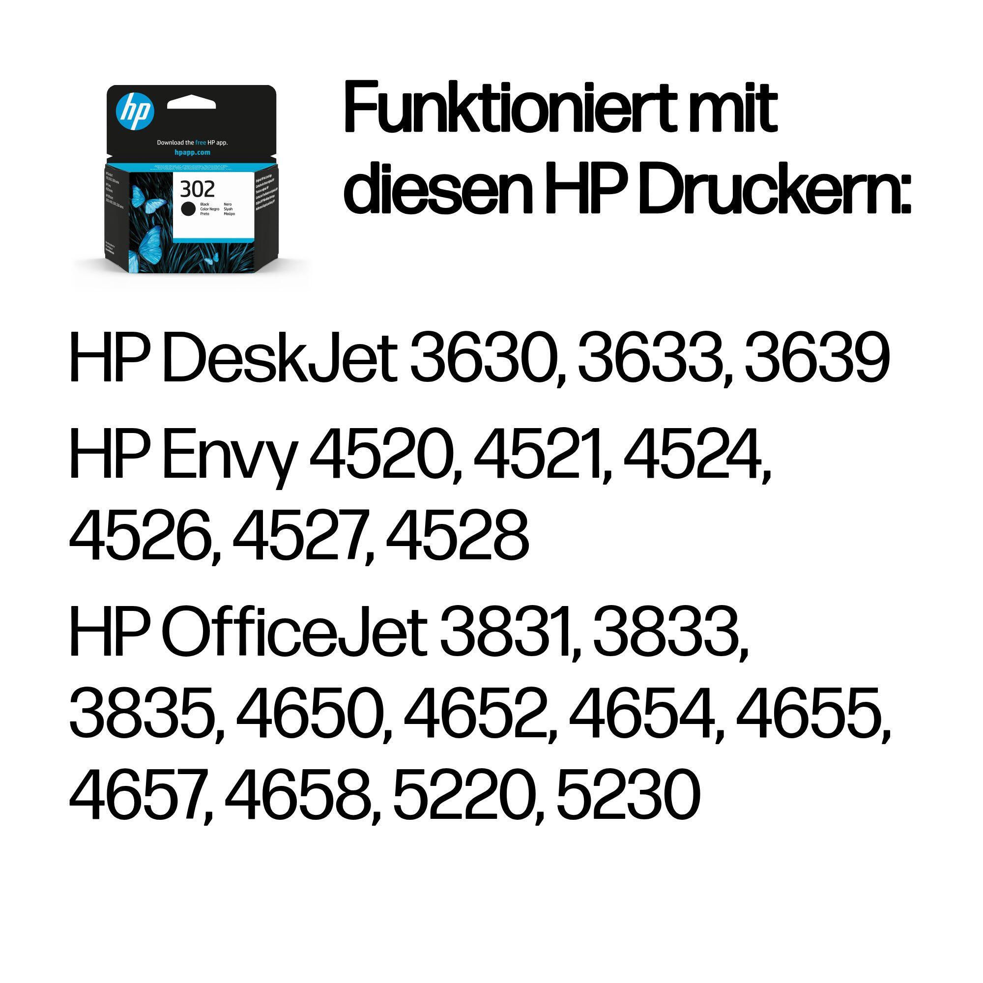 HP Tinta 302 / F6U66AE Negro Standard
