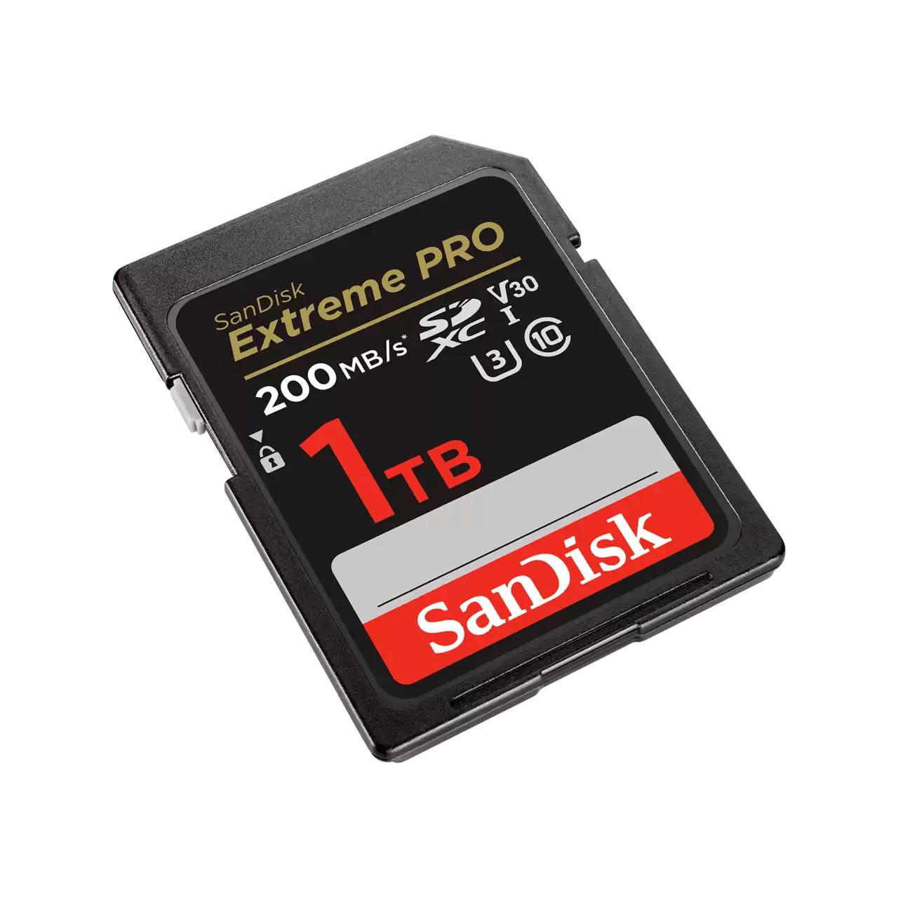 SanDisk Carte SD Extreme Pro 1TB V30 / SDSDXXD-1T00-GN4IN Noir