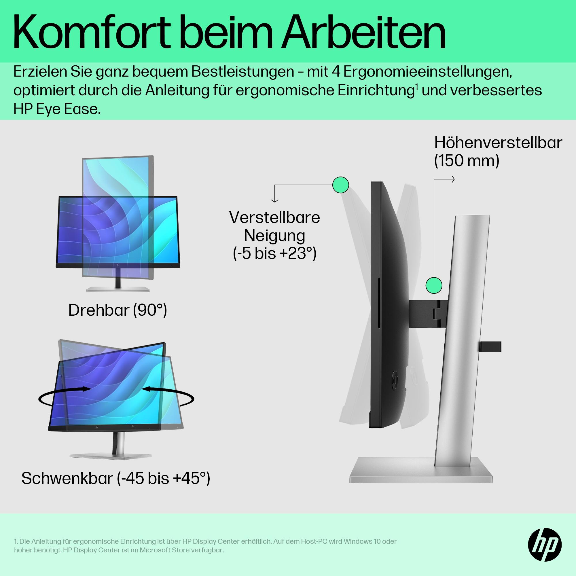 HP Monitor E22 G5 / 6N4E8AA#ABB Nero, argento 54,6 cm (21,5")