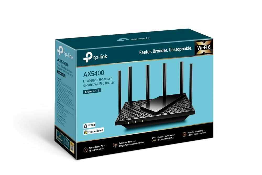 TP-Link Router AX73 / ARCHER AX73 Schwarz