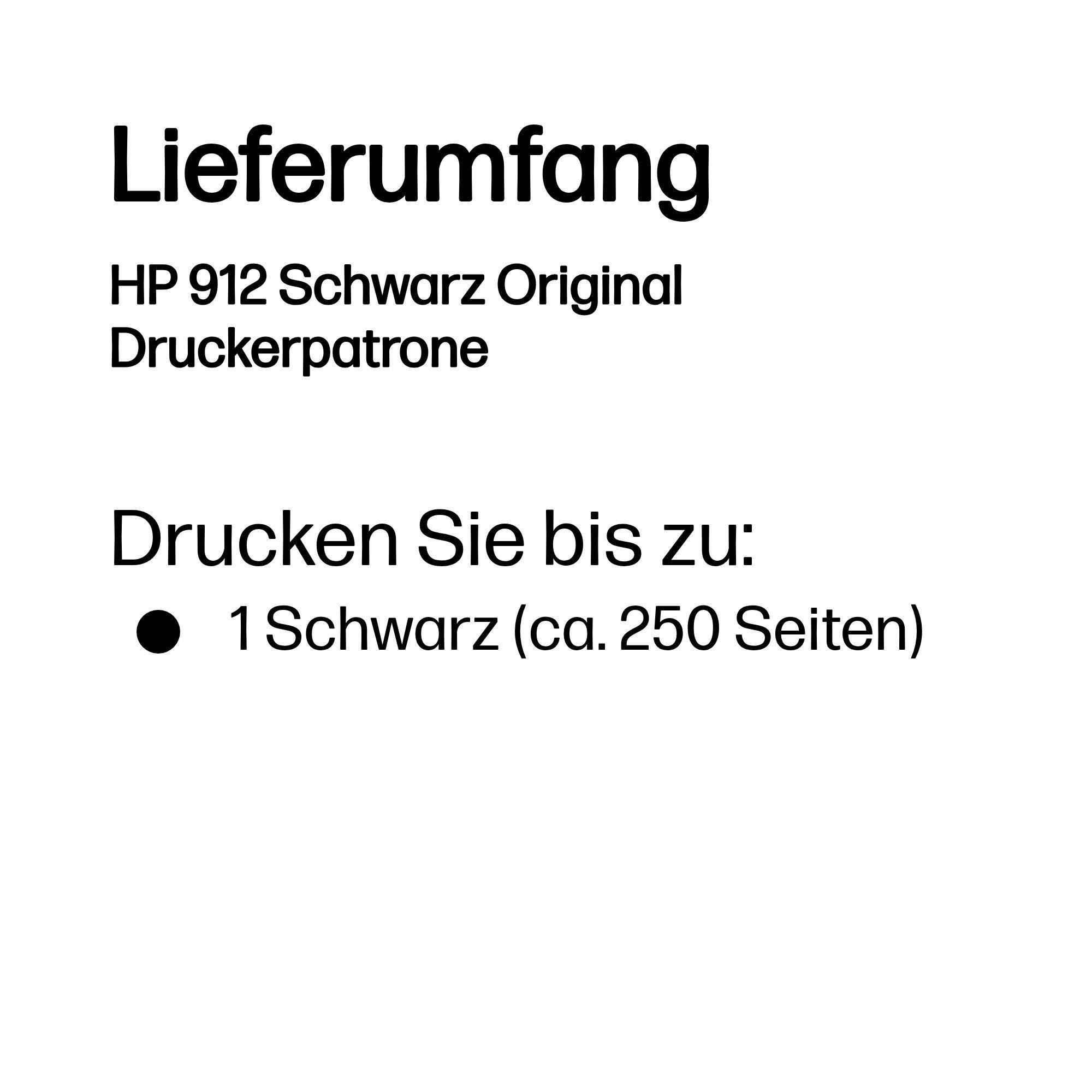 HP Ink 912 / 3YL80AE Black Standard