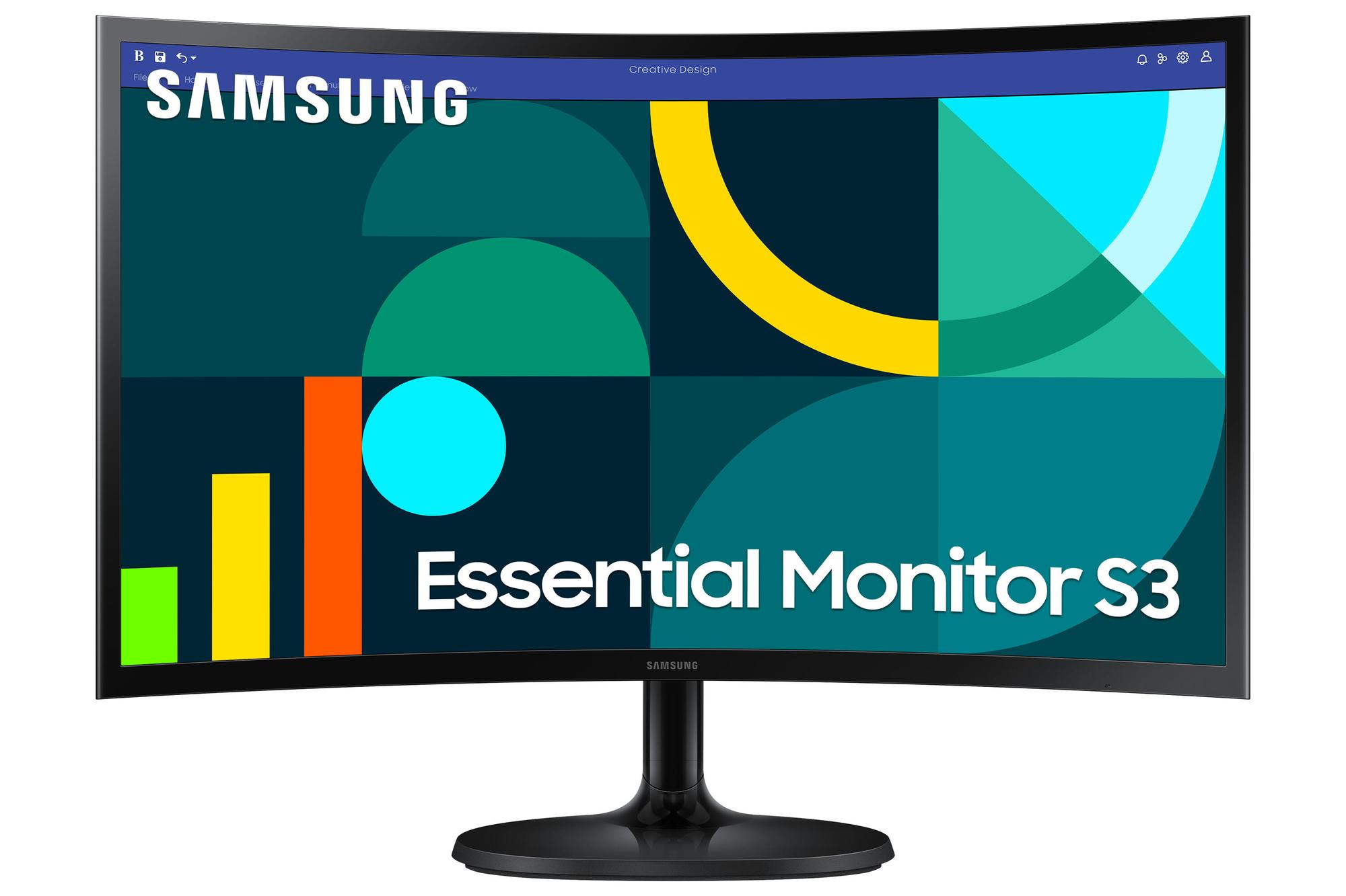 Samsung Monitor Essential LS24D364GAU / LS24D364GAUXEN Nero 61 cm (24")