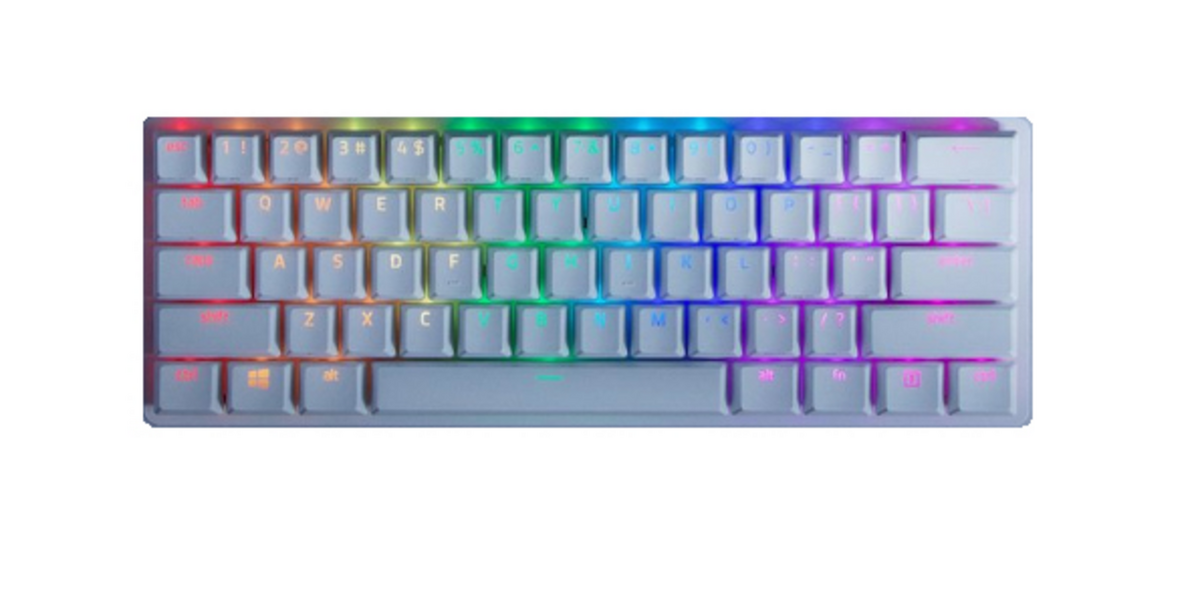 Razer Teclado Huntsman Mini Mercury Ed. / RZ03-03390300-R3M1 Blanco