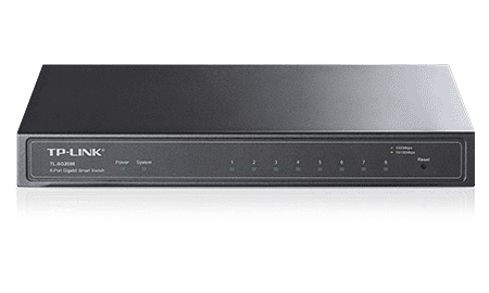 TP-LINK Switch SG2008P / TL-SG2008P Schwarz