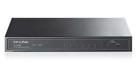 TP-LINK Switch TL-SG2008P / TL-SG2008P Schwarz