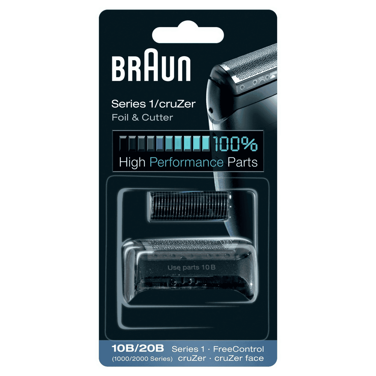 Braun Rasierklinge 10B Silber
