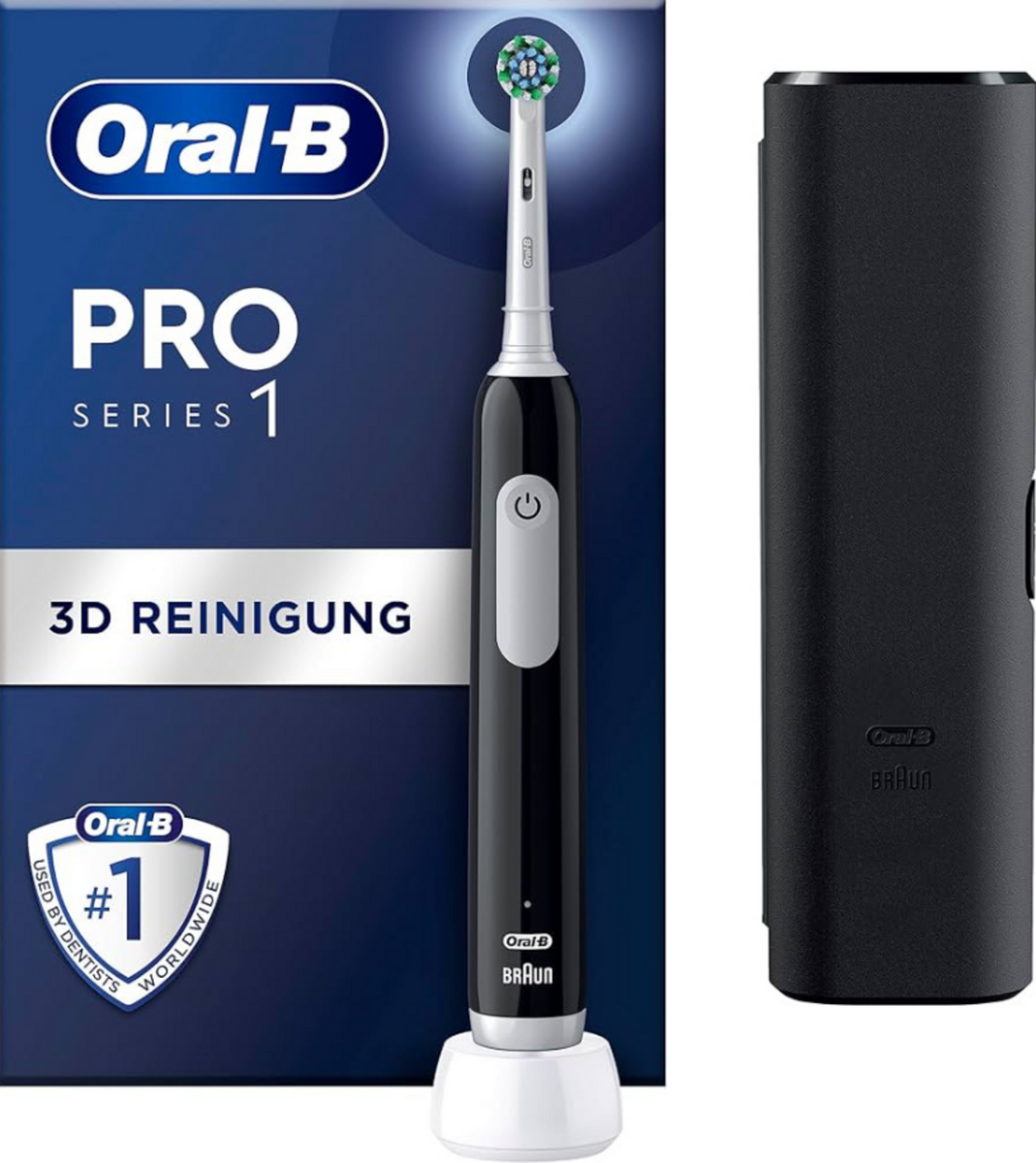 Oral-B Zahnbürste Pro Series 1 Cross Action / 914170 Schwarz