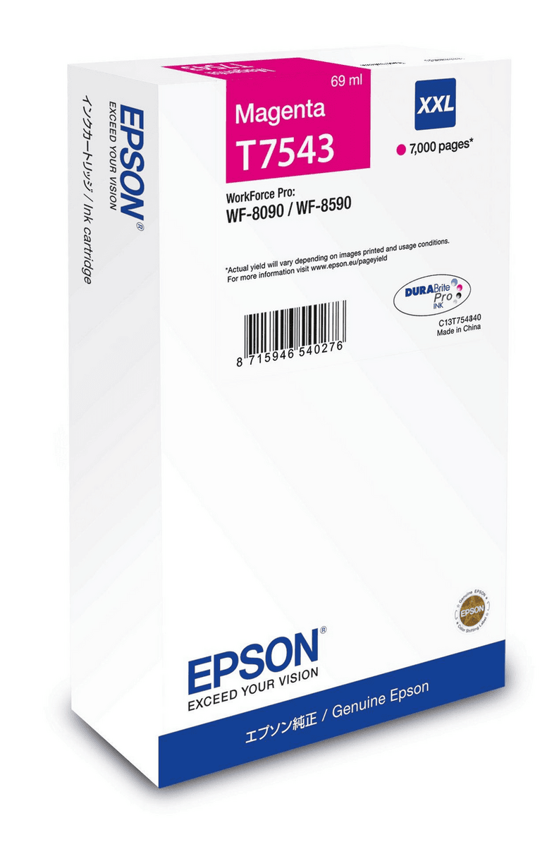Epson Tinta T7543 / C13T75434N Magenta XXL