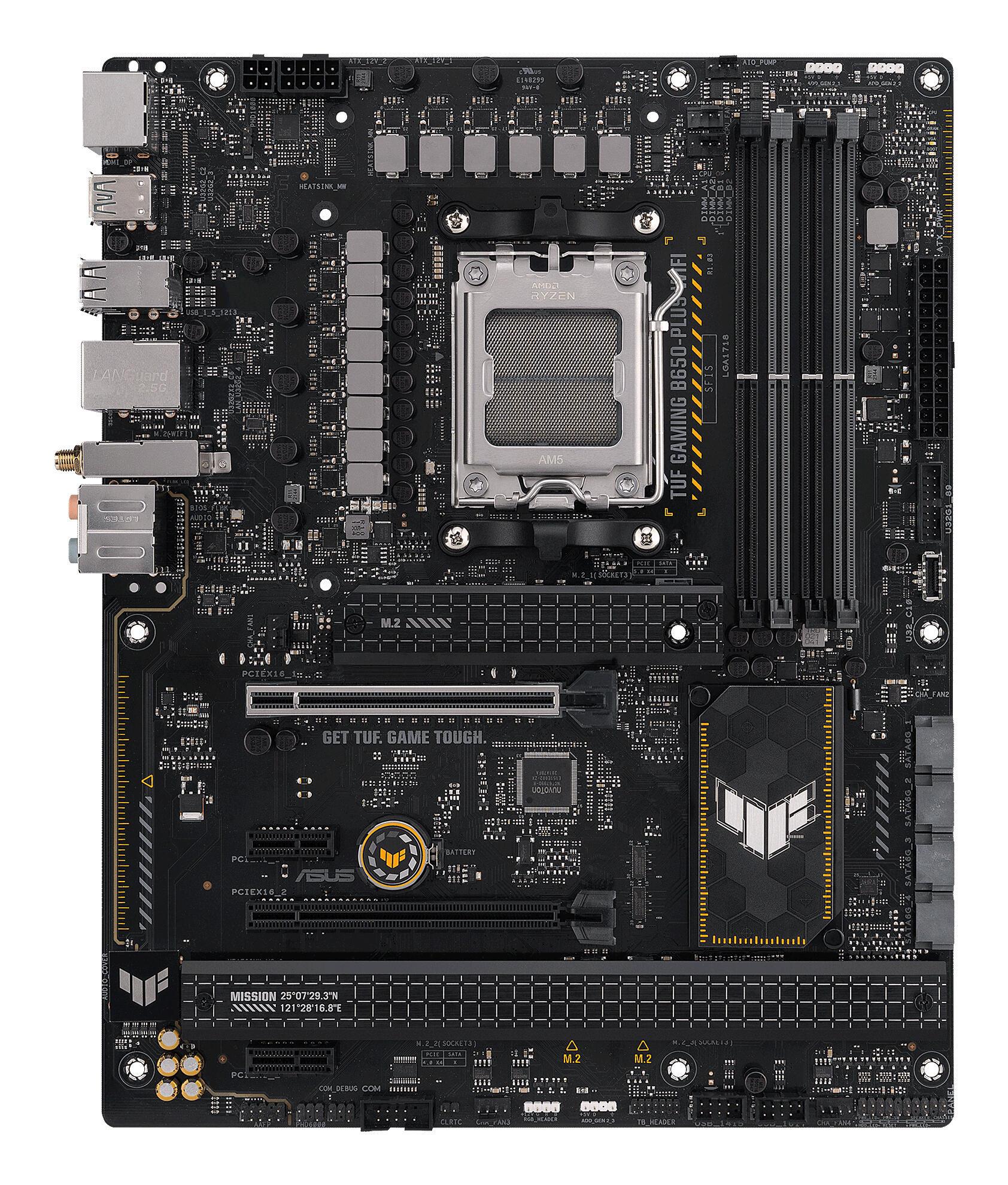 ASUS Mainboard TUF GAMING B650-PLUS WIFI / 90MB1BZ0-M0EAY0 Black