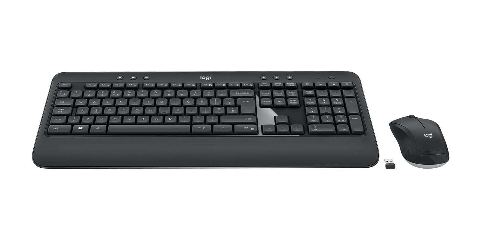 Logitech Maus- und Tastatur-Set MK540 Advanced / 920-008685 Schwarz