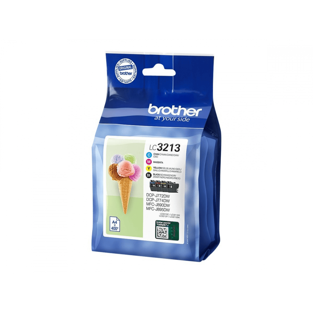 Brother Ink LC-3213VALDR / LC3213VALDR BK,C,M,Y XL Multipack