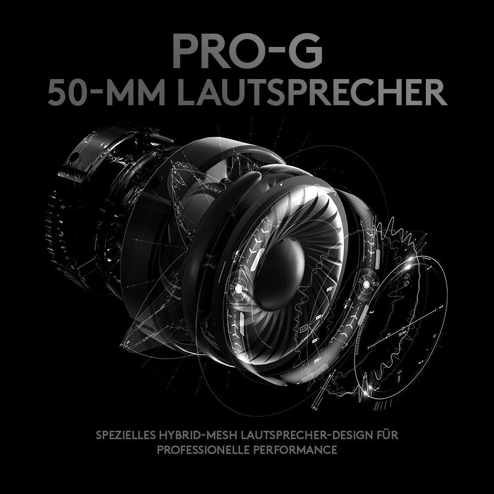 Logitech Headset Pro X Lightspeed / 981-000907 Schwarz