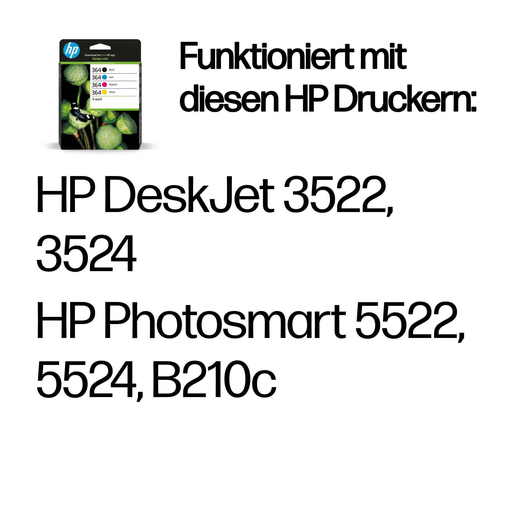 HP Inchiostro 364 / N9J73AE BK, C, M, Y Multipack