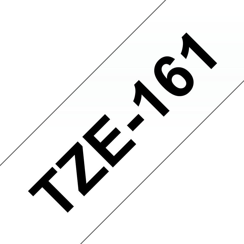 Brother Colour ribbon TZE-161 / TZE161 Black on transparent