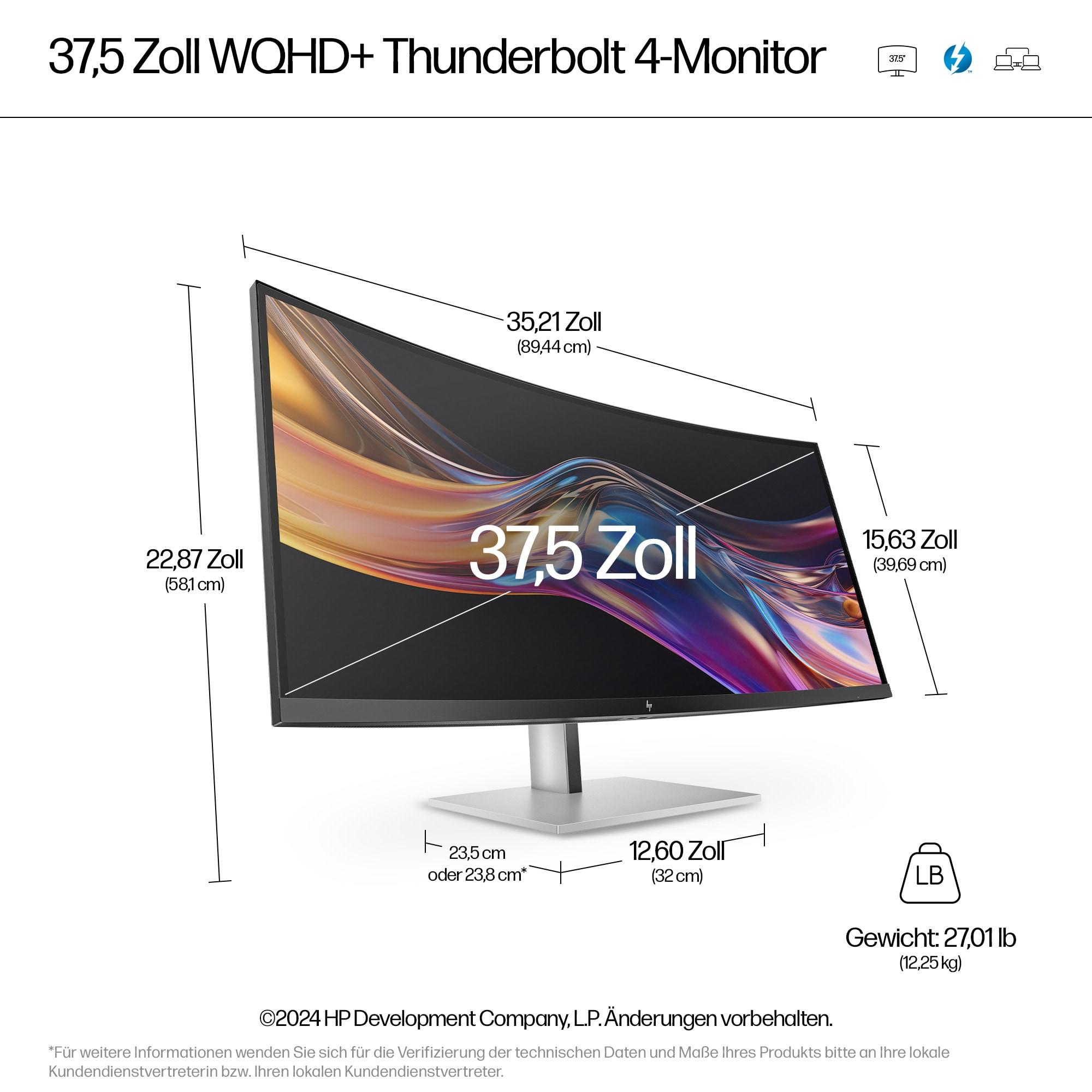 HP Monitor 738pu / 8K167AA#ABB Nero Standard 95,2 cm (37,5")
