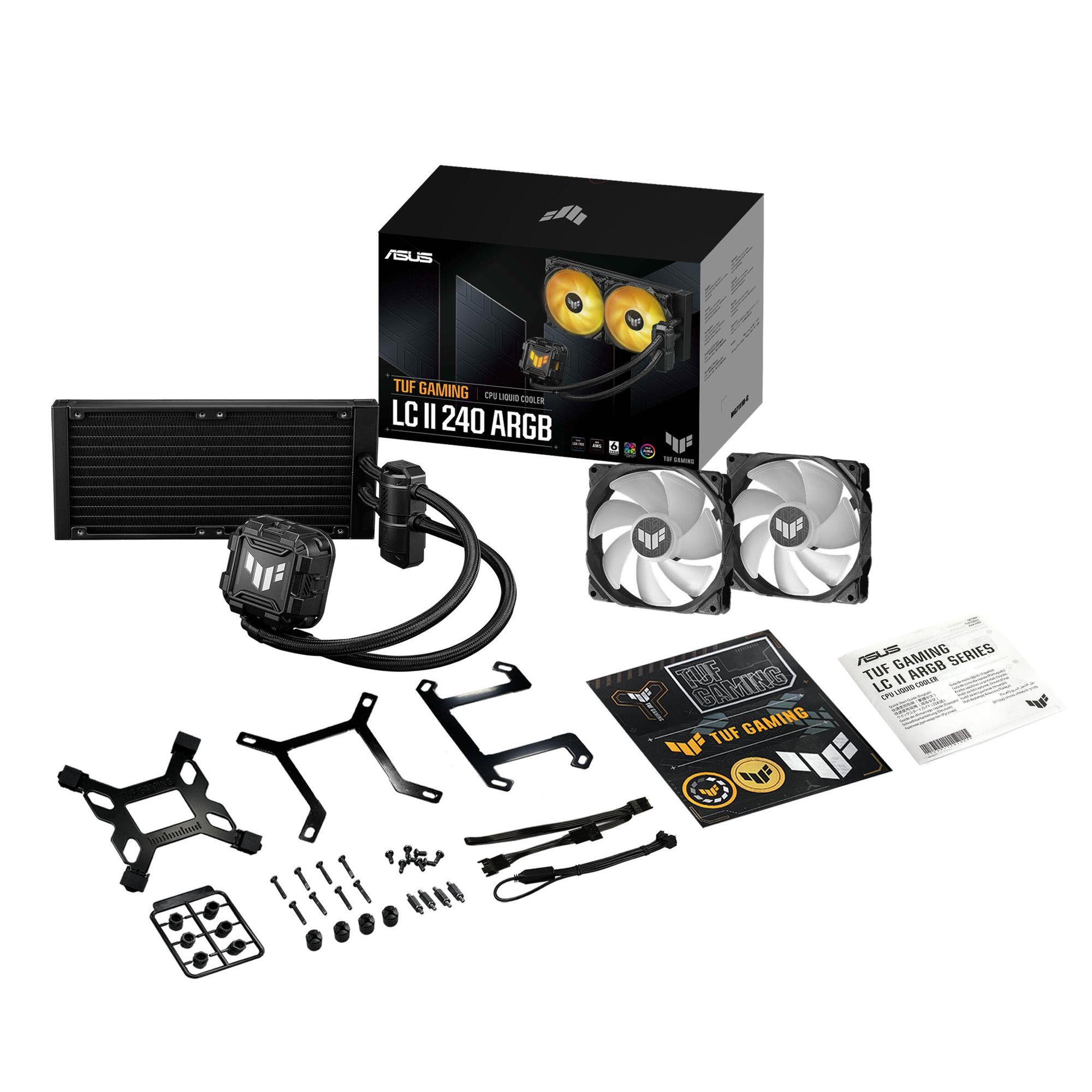 ASUS Water cooling TUF Gaming LC 240 II ARGB / 90RC00U1-M0UAY0 Black L