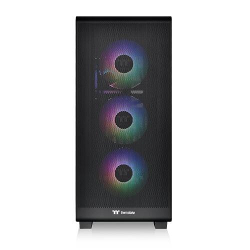 Thermaltake PC case S250 TG ARGB / CA-1Y6-00M1WN-00 Black