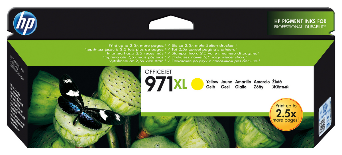 HP Tinta 971XL / CN628AE Amarillo XL