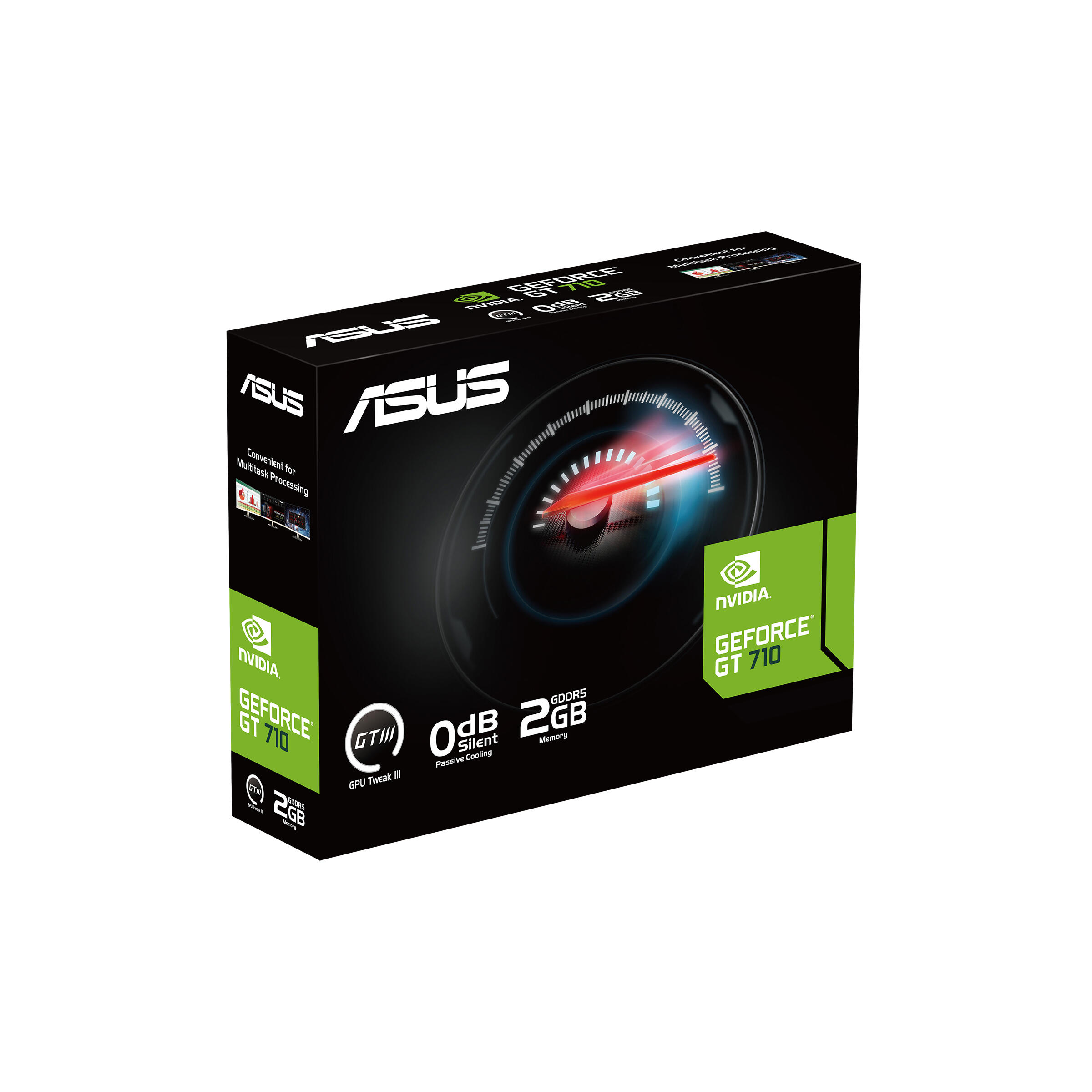 ASUS Scheda grafica GT710 SL 2GD5 BRK EVO / 90YV0ALA-M0NA00 Nero, blu